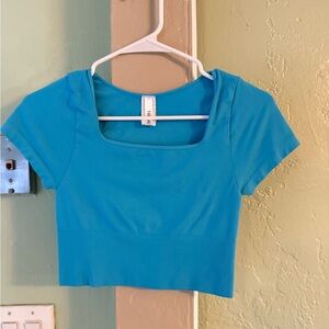 Nikibiki Blue Women's Crop Top